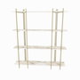 Hanah Home Moss - Blanco, Dorado